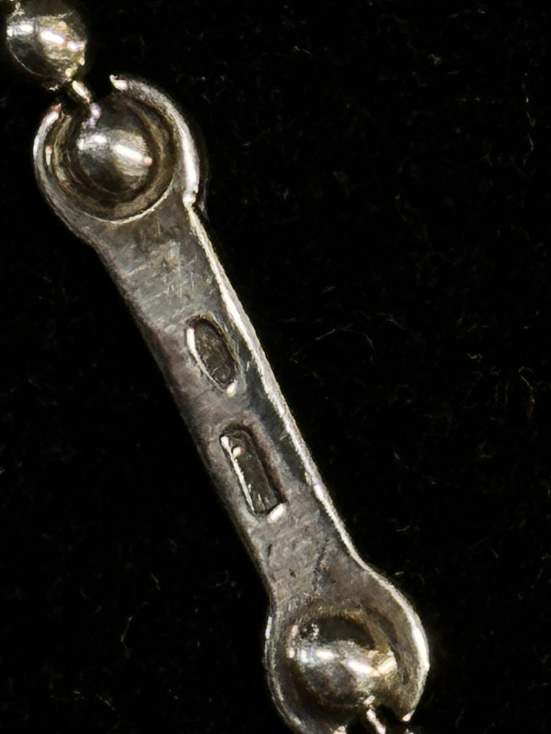 ITALIAN HIGH END STERLING SILVER KEYCHAIN WITH HEART  - $500.00 APPRAISAL VALUE! APR 57
