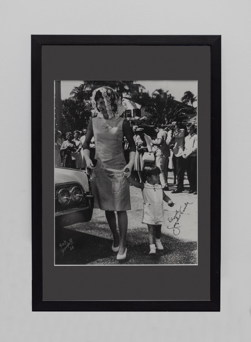 Vintage 1963 Photograph Signed by Bob Davidoff & Jacqueline Kennedy -w/CoA- & $6K APR Value!+ APR 57
