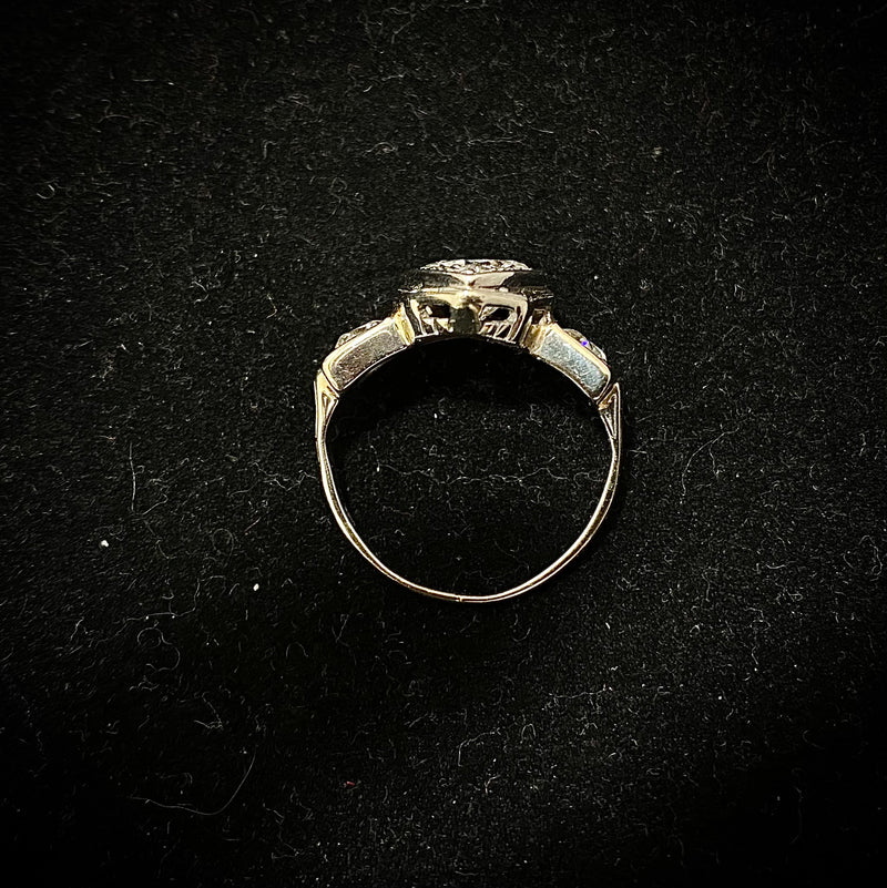 1920’s Antique Design Platinum with Diamond Filigree Ring - $60K Appraisal Value w/ CoA!} APR57