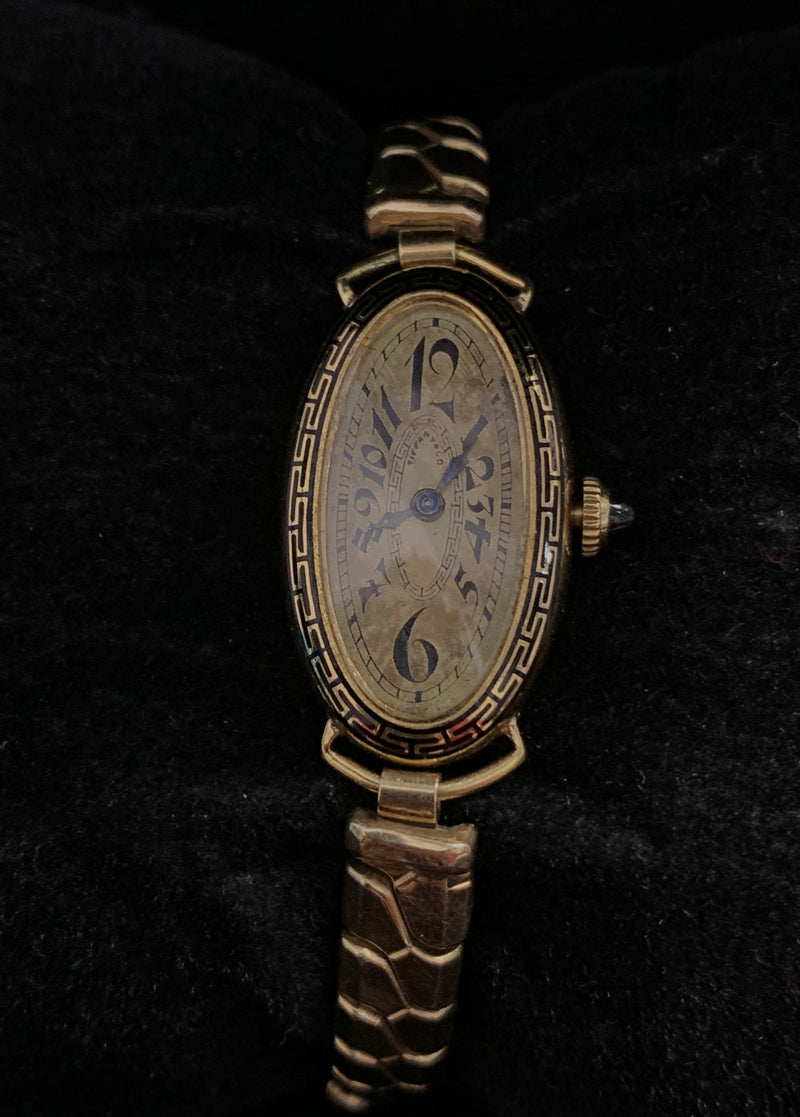 TIFFANY & CO. BY LONGINES Vintage c. 1915 18KYG Oval Ladies Wristwatch - $12K APR Value w/ CoA! APR 57