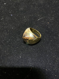 BVLGARI Vintage 18K Yellow Gold Sugarloaf Ring - $10K Appraisal Value w/CoA} APR 57