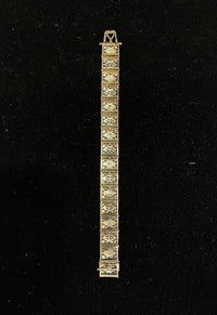 1900’s Antique Platinum Bracelet w/ 8 Diamonds! - $20K Appraisal Value w/CoA! APR 57