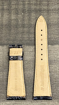 AUDEMARS PIGUET Dark Blue Padded Crocodile Leather Watch Strap - $800 APR VALUE w/ CoA! ✓ APR 57