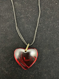 BACCARAT JEWELRY Heart Crystal Pendant Necklace - $600 Appraisal Value w/ CoA! APR 57