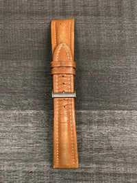 BREITLING Original Brown Crocodile Padded Watch Strap - $600 APR VALUE w/ CoA! ✓ APR 57