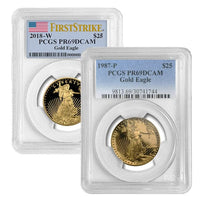 1/2 oz Proof American Gold Eagle Coin PCGS PR69 DCAM (Random Year) APR 57