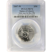 1/2 oz Proof American Platinum Eagle Coin PCGS PR70 DCAM (Random Year) APR 57