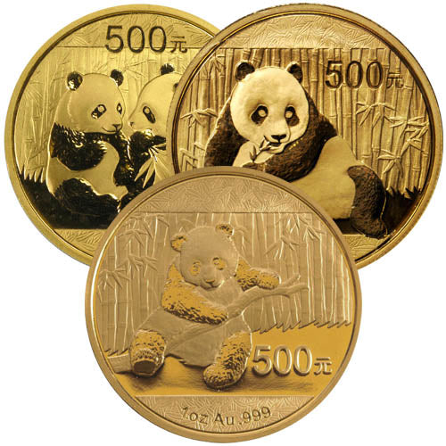 1 oz Chinese Gold Panda Coin (Random Year, BU, Unsealed) APR 57