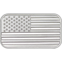 1 oz SilverTowne American Flag Silver Bar (New) APR 57