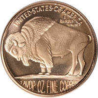 1 oz SilverTowne Buffalo Copper Round (New) APR 57