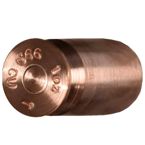 1 oz SilverTowne Copper Bullet (.45 Caliber, New) APR 57