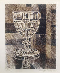 Carolyn Brady, 'Glass,' Ltd. Edition Colored Etching (27/35), 1997, Signed - $3K Appraisal Value! APR 57