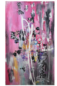 ANNA BORSELLINO "Short & Beautiful" Acrylic on Wood Panel - $3K Appraisal Value! APR 57