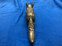 JEAN L. SCHLINGLOFF Large Sly Fox Figurine Statue Marked Circa 1910s in German Silver - $25K VALUE * APR 57