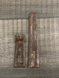 ROLEX Original Brown Lizard Padded Watch Strap - $800 APR VALUE w/ CoA! ✓ APR 57