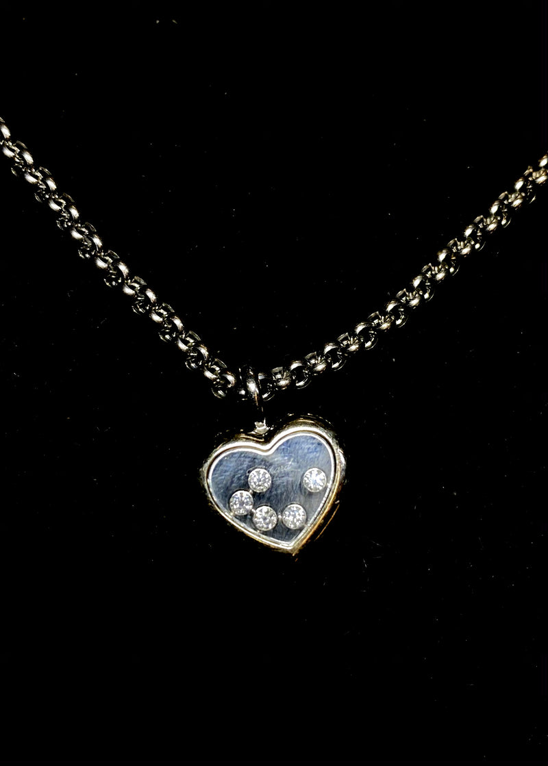 Chopard Happy Diamonds 18K Rose Gold Pendant Necklace | Neiman Marcus
