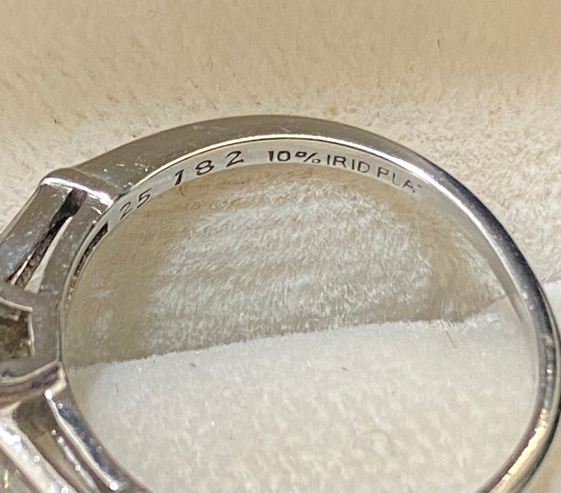 10 irid plat diamond ring Clearance