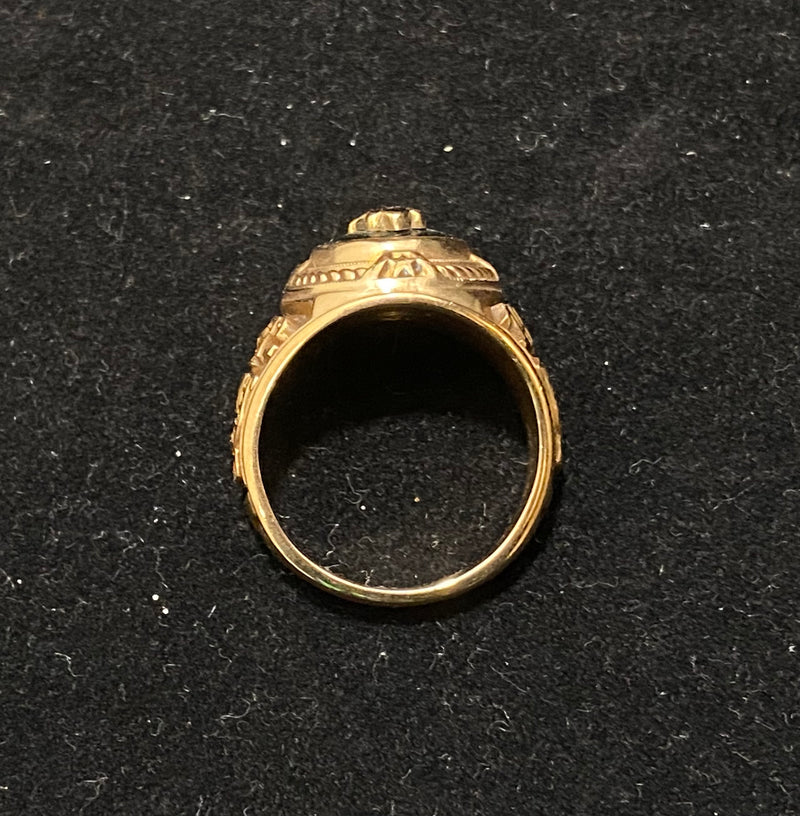 1972 Northeast High School Class Ring in Solid Yellow Gold - $6K Appraisal Value w/ CoA! } APR57