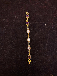 Vintage Sarah Coventry Rainbow Stone Bracelet - $2K Appraisal Value w/ CoA! APR 57