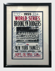 1955 World Series Artwork: Canvas