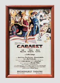 Kander & Ebb, Original Vintage 1966 Cabaret Window Poster - $2K APR Value w/ CoA! APR 57