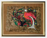 Vintage c.1950s South East Asian Acrylic on Hand Made Paper - $4K APR Value w/ CoA! + APR 57