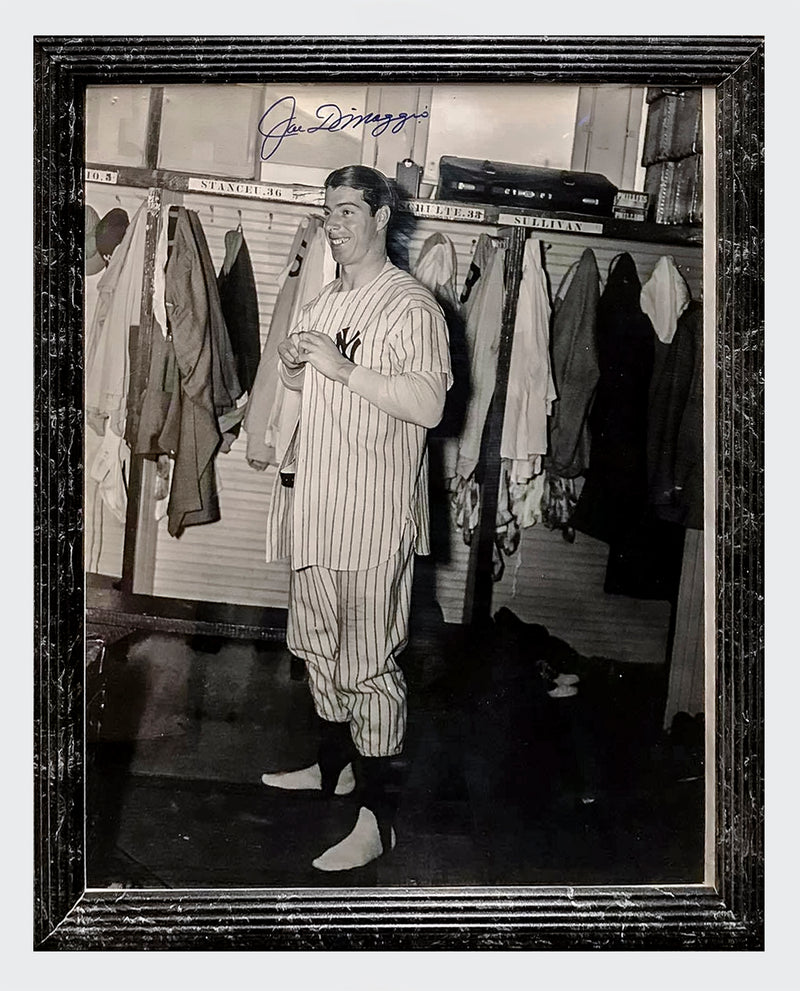 Joe DiMaggio, 1950s Autographed Silver Gelatin Print - $3K APR Value w/ CoA! + APR 57