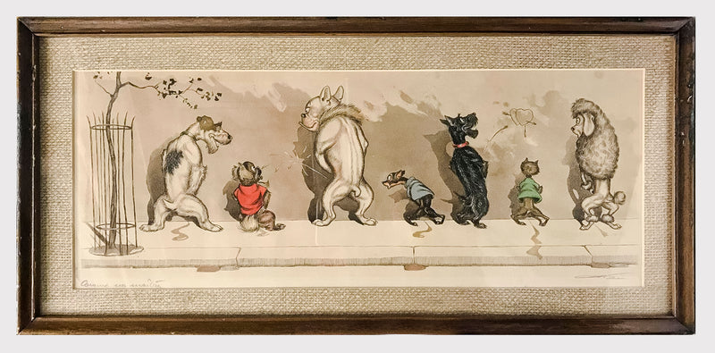 Boris O’klein “Like Our Masters” 1950s Hand Painted Etching - $4K APR Value w/ CoA! + APR 57