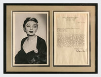 Katharine Cornell Signed 1957 Theatre Guild Typed Letter  - $3K APR Value w/ CoA! APR 57