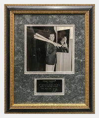 MICKEY MANTLE 1950s Black & White Photograph Memorabilia - $1.5K APR Value w/ CoA! + APR 57