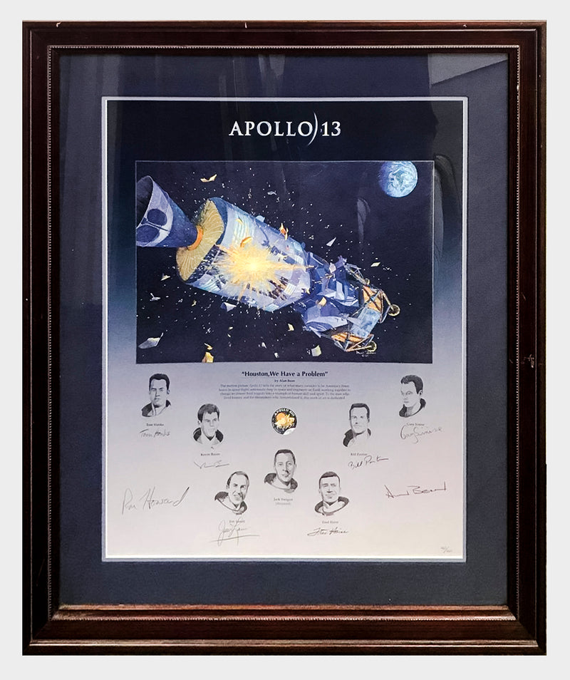 Apollo 13 Cast, 1995 Signed Ltd. Edition Lithograph - $15K APR Value w/ CoA! APR 57