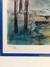MULLER, Bridge Landscape, Signed and Numbered Limited Edition Lithograph (261/315) -  w/ COA. Appraisal Value: $2K* APR 57