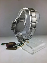 Men's Rolex Daytona Cosmograph Wristwatch Stainless Steel Black Dial Est $30K! APR 57