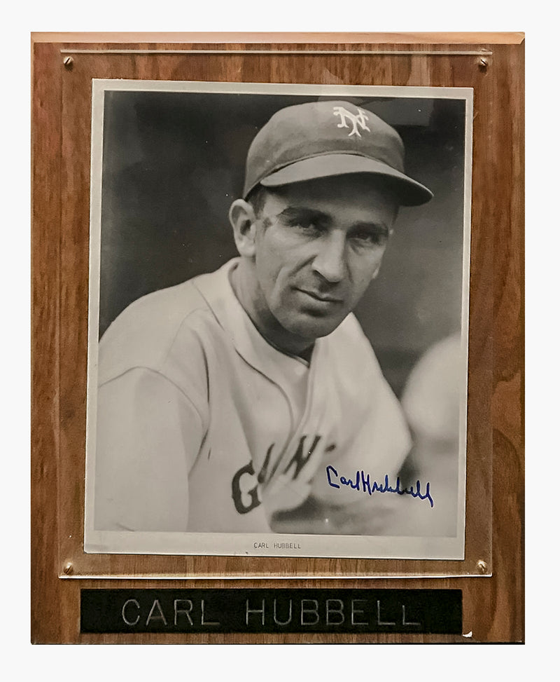 CARL HUBBELL 1950s Autographed Black and White Portrait - $1K APR Value w/ CoA! APR 57