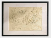 Walter Quirt, Untitled (Surreal Figures) 1939 Etching - $20K APR Value w/ CoA! APR 57