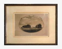 Jonathan Fisher "A NW. View of Hollis, Harvard" 1795 Etching - $1.5K APR Value w/ CoA! APR 57