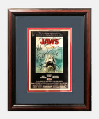 JAWS 1975 Original Autographed Film Mini Poster - $10K APR Value w/ CoA! + APR 57