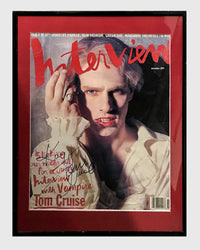 TOM CRUISE 1994 Autographed Interview Magazine Cover - $3K Appraisal Value! APR 57