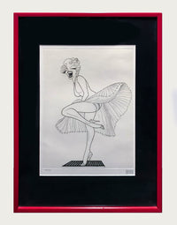 AL HIRSCHFELD ‘’Marilyn’’ Limited Edition Etching, 1983 - $10K Appraisal Value w/ CoA! +✓ APR 57