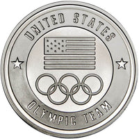 1 oz U.S. Olympic Team Silver Round (New) APR 57