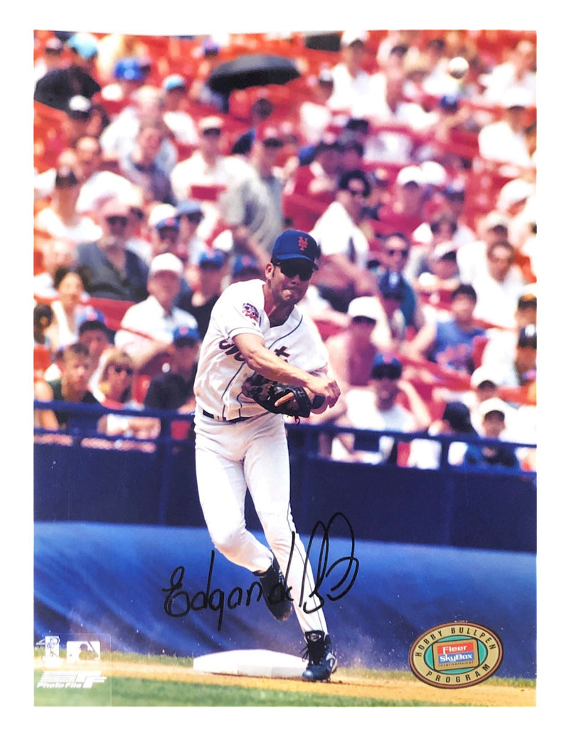 Edgardo Alfonzo Signed Photograph, New York Mets, 1990s - $300 APR Value w/ CoA! + APR 57