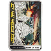 2 oz Buy The Invasion Bond Silver Bar (Fight for Freedom’s Sake #2, New) APR 57