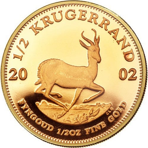 1/2 oz South African Gold Krugerrand Coin (Random Year) APR 57