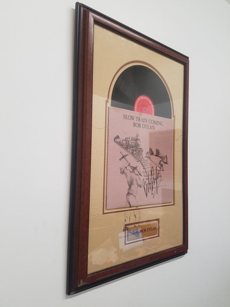 BOB DYLAN “Slow Train Coming” Signed Record w/ Original Cover, C. 1979 - $6K Appraisal Value! ✓ APR 57