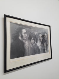 JOHN LENNON “The Beatles”, Limited Edition 48/350 Black and White Lithograph, C. 1960s - $20K VALUE APR 57