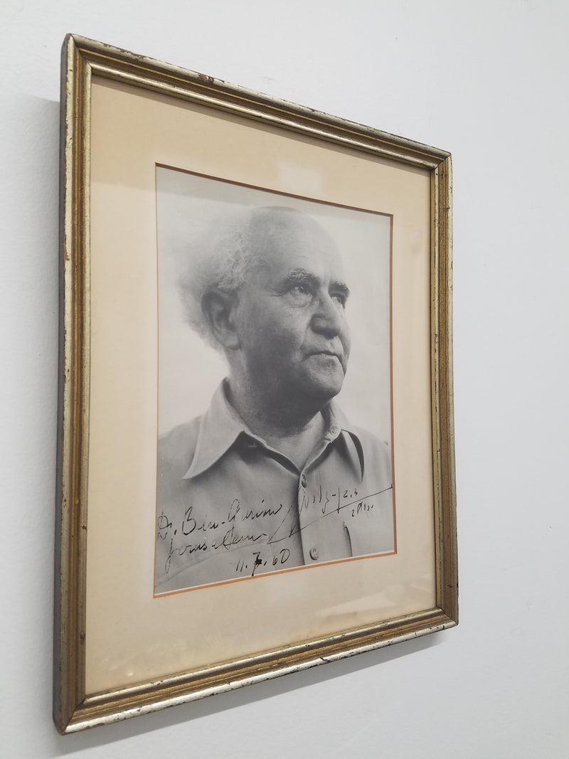 DAVID BEN GURION First Prime Minister of Israel, Signed Photograph, C. 1960 - APR $15K* APR 57