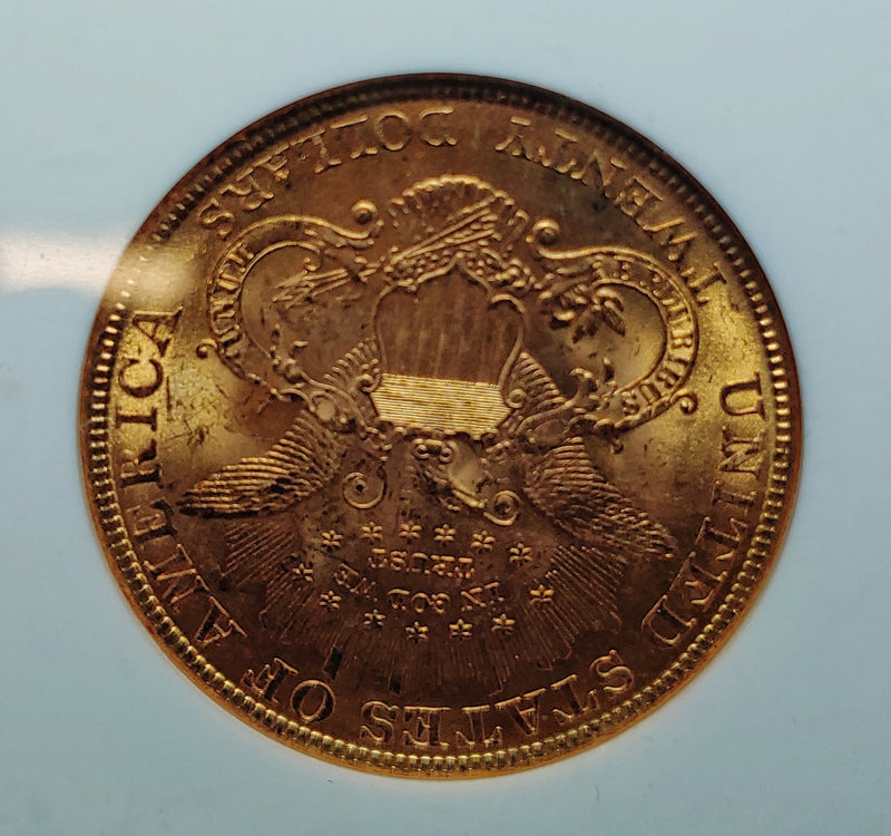 1895 Liberty Head $20 Double Eagle MS-63 (NGC)  - $3K APR Value w/ CoA! ✿✓ APR 57