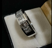 Unique Designer Platinum 13-Diamond Band Ring - $40K Appraisal Value w/CoA} APR57