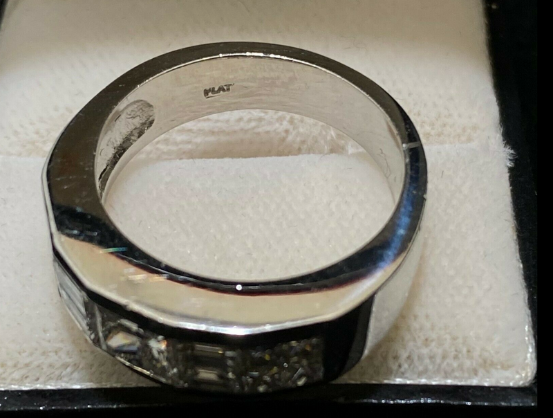Unique Designer Platinum 13-Diamond Band Ring - $40K Appraisal Value w/CoA} APR57