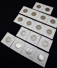 1898-1915-D SILVER BARBER PAGE OF 17 COINS - $300 APR Value w/ CoA! APR 57